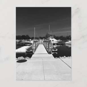 "Marina on Mitten Bass Island"-hälsningskort Vykort