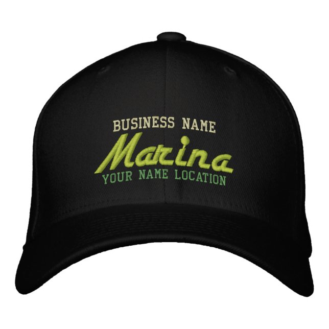 Marina Personalizable Cap Broderad Keps (Framsida)