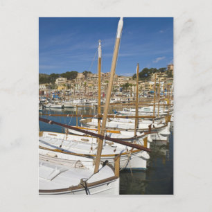 Marina, Port de Soller, Väster, kusten, Mallorca Vykort