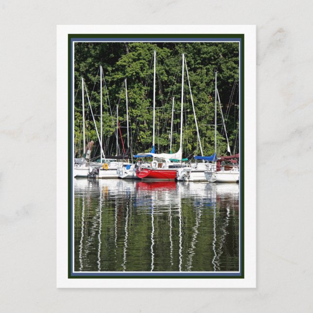 Marina Reflection Vykort (Framsida)