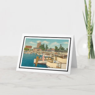 Marina Sarasota, Florida Greeting Card Kort