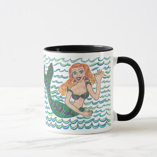 Marina sjöjungfrun mugg (Höger)