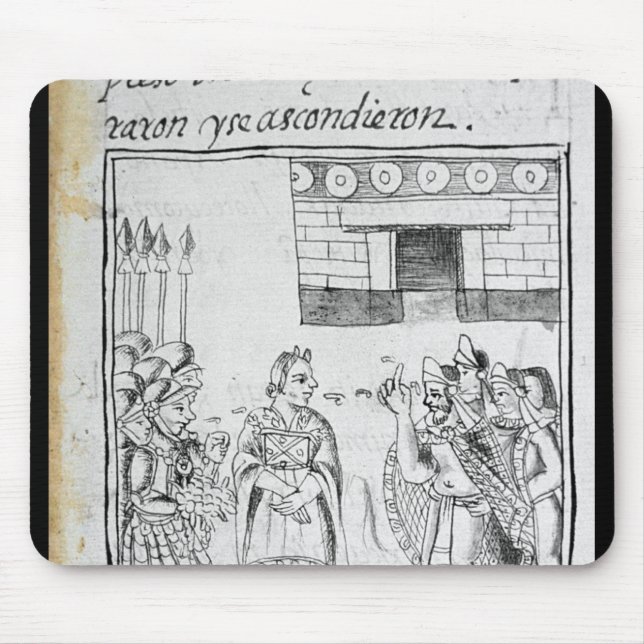 Marina som tolkar för spanjorerna musmatta (Framsidan)