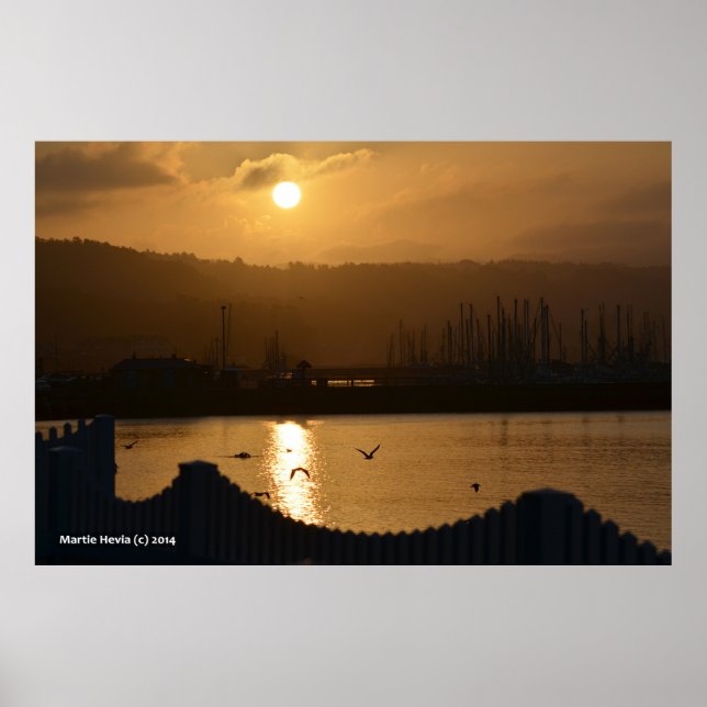 Marina Sunrise IV Poster (Framsidan)
