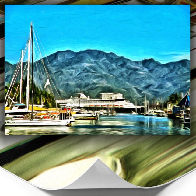 Marina Vallarta 0946 Art Print Poster (Skapare uppladdad)