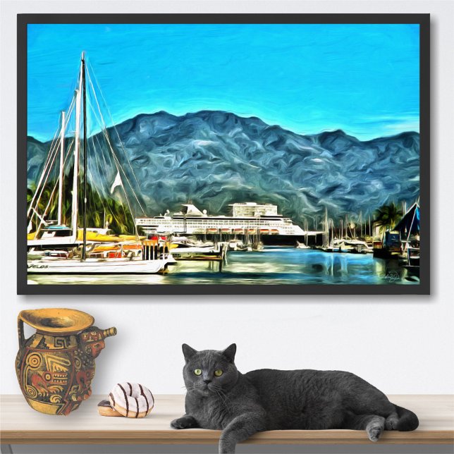 Marina Vallarta 0946 konsttryck Poster (Skapare uppladdad)