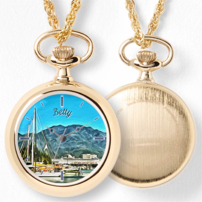 Marina Vallarta 0946 Necklace Watch Armbandsur (Skapare uppladdad)