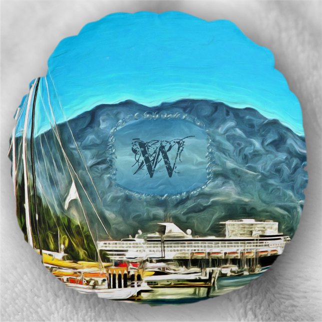 Marina Vallarta 0946 Rund Kudde (Skapare uppladdad)