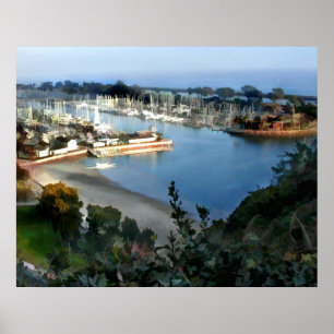 Marinaen förbiser på Dana Point Poster