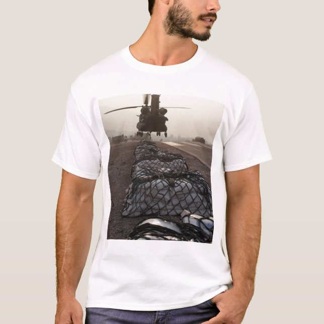 Marinaler bifogar sladdar t shirt (Framsida)