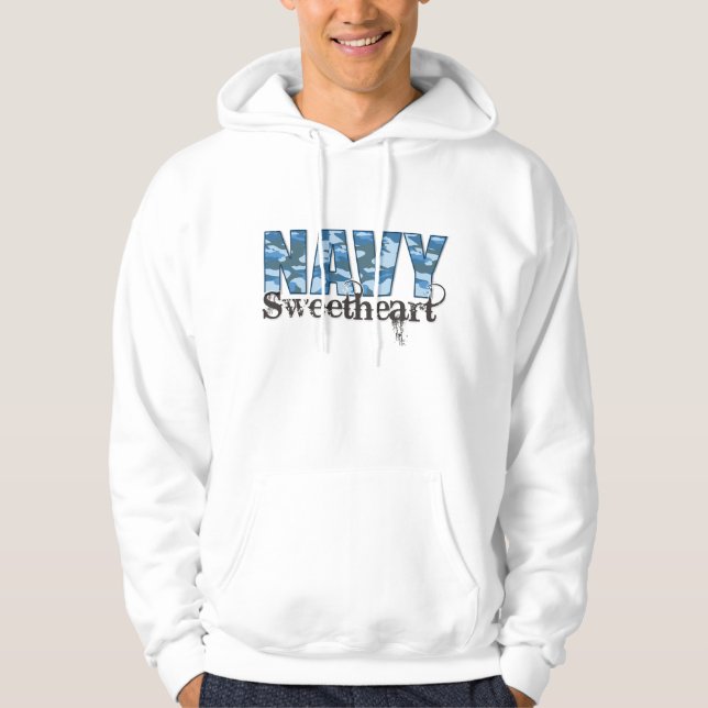 Marinälsklingskjortor Hoodie (Framsida)