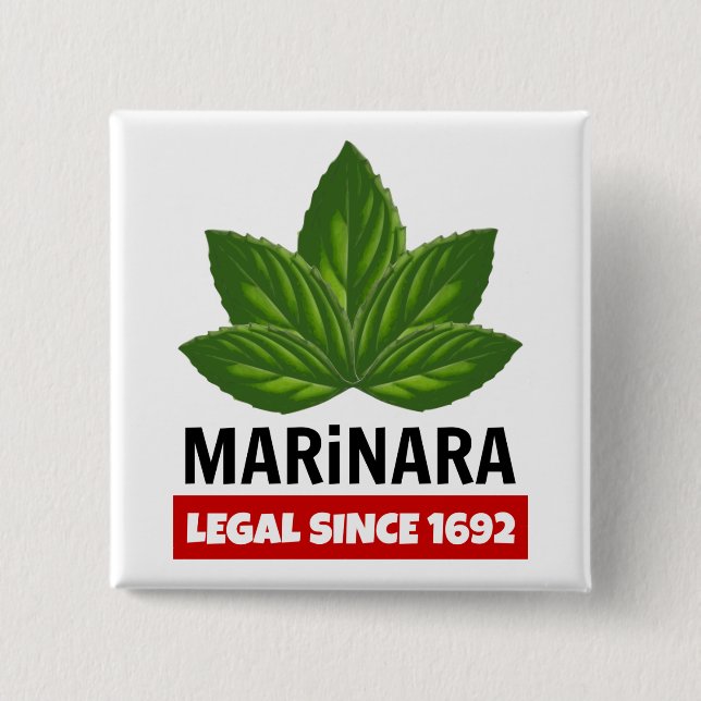 Marinara Legal sedan 1692 Basil Löv Knapp (Framsida)