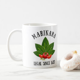 Marinara Legal sedan 1692 Basil Löv Tomates Kaffemugg
