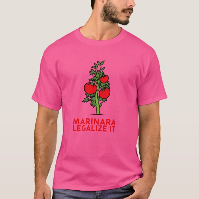 Marinara Legalize It - Roligt T Shirt (Framsida)