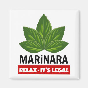 Marinara Slappna av Den rättsliga grunden Lämnar m Magnet