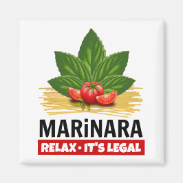 Marinara Slappna av Den rättsliga grunden Tomates  Magnet
