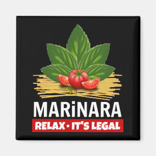 Marinara Slappna av Den rättsliga grunden Tomates Magnet