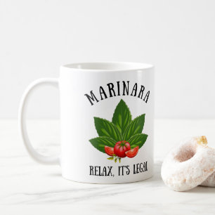 Marinara Slappna av Den rättsliga grunden Tomato F Kaffemugg