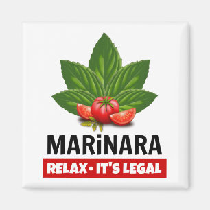 Marinara Slappna av Den rättsliga grunden Tomato F Magnet