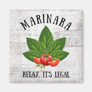 Marinara Slappna av Den rättsliga grunden Tomato F Magnet