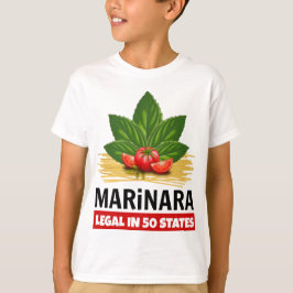 Marinara som är laglig i spagetti för 50 t shirt