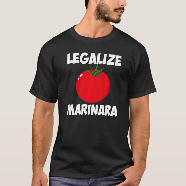 Marinara Tomato Sauce legaliserar det Manar Kvinno T Shirt (Framsida)