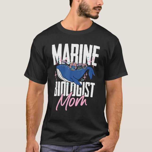 marinbiolog biologi Ocean Life Marine Biolog T Shirt (Framsida)