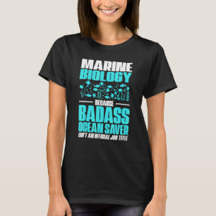 marinbiologen Whale Marine Life Ocean Biology T Shirt