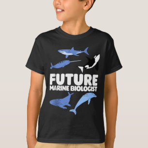 Marinbiologi barn framtida marinbiolog havet t shirt