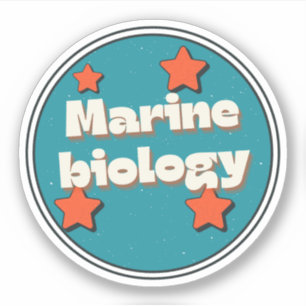 Marinbiologi Klistermärken
