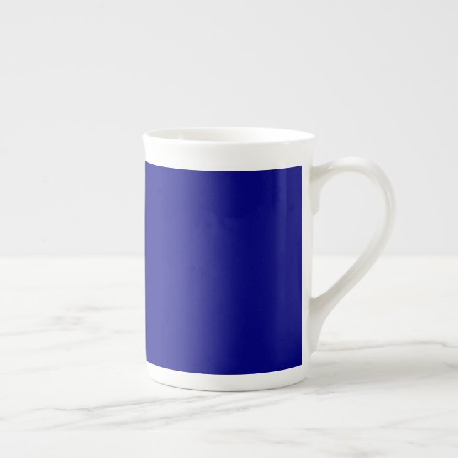 Marinblå Benporslin Mugg (Höger)