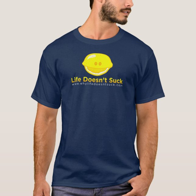 Marinblå citronskjorta - manar tee shirt (Framsida)