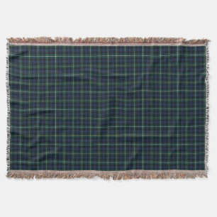 Marinblå och grön Tartan för Campbell klan Mysfilt