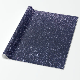Marinblått glitter presentpapper
