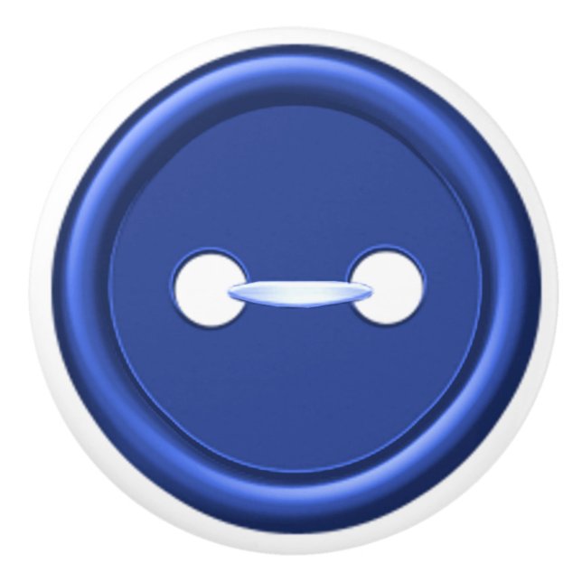 Marinblått knäppas enhetshandtag knopp (Framsidan)