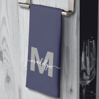 Marinblått Namnmonogram