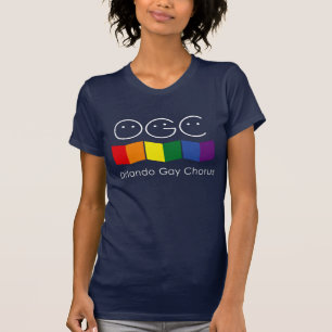 Marinblått - Orlando glada körkvinna T-tröja T Shirt