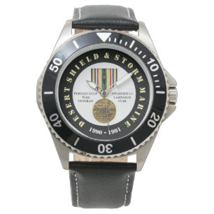 MARINE 1 KAMPANJ STAR Desert Storm Marine Armbandsur