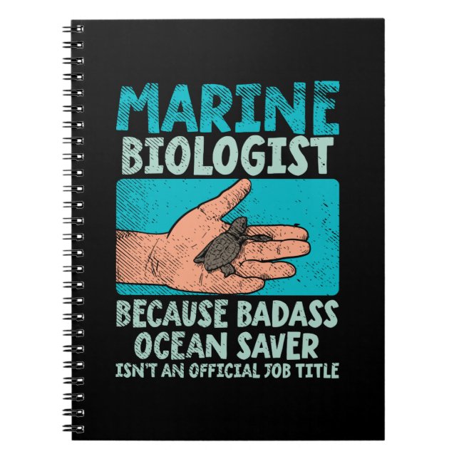 Marine Biolog Anteckningsbok (Framsidan)