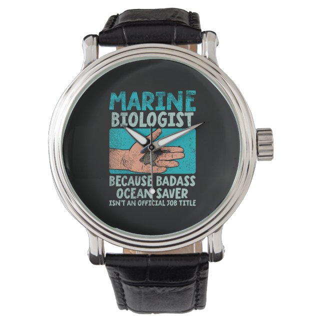 Marine Biolog Armbandsur (Framsida)