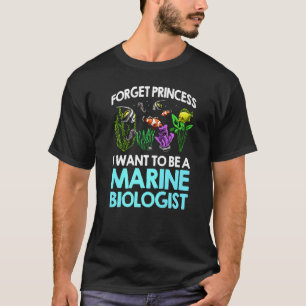 Marine Biolog for Girls Women Science Biology T Shirt