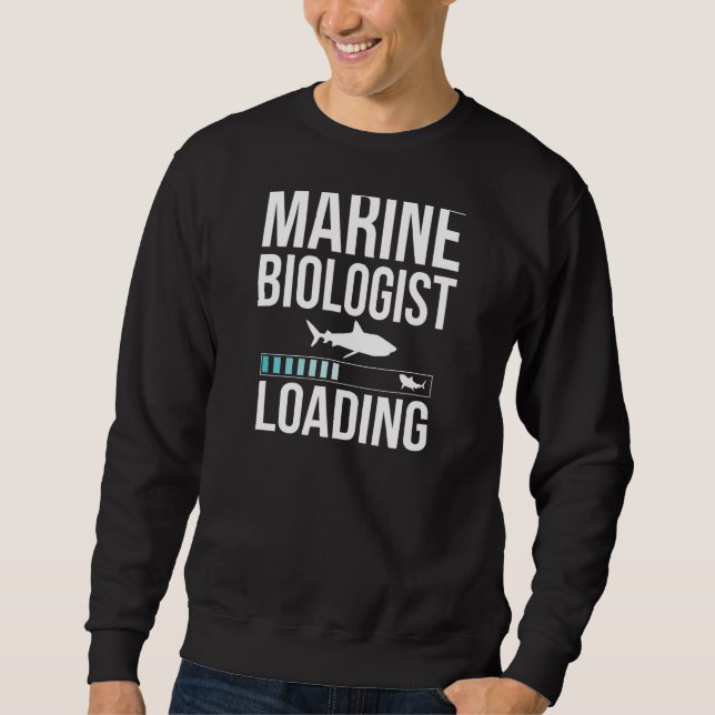 Marine Biolog Loading Marine Biology Lång Ärmad Tröja (Framsida)