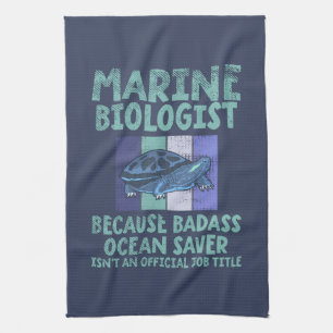 Marine Biolog Marine Biology Kökshandduk