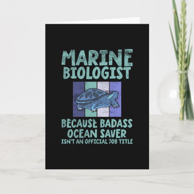 Marine Biolog Marine Biology Kort (Framsida)