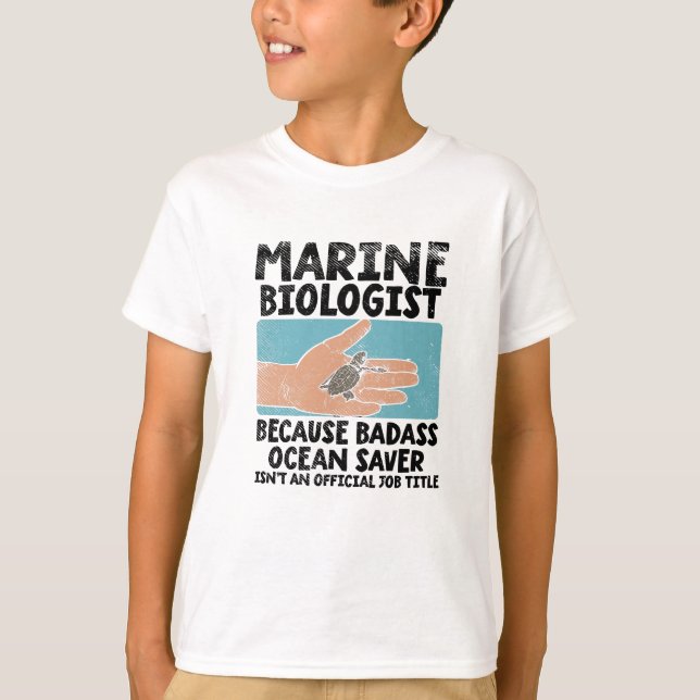 Marine Biolog Marine Biology T Shirt (Framsida)
