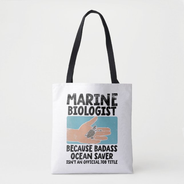 Marine Biolog Marine Biology Tygkasse (Framsida)