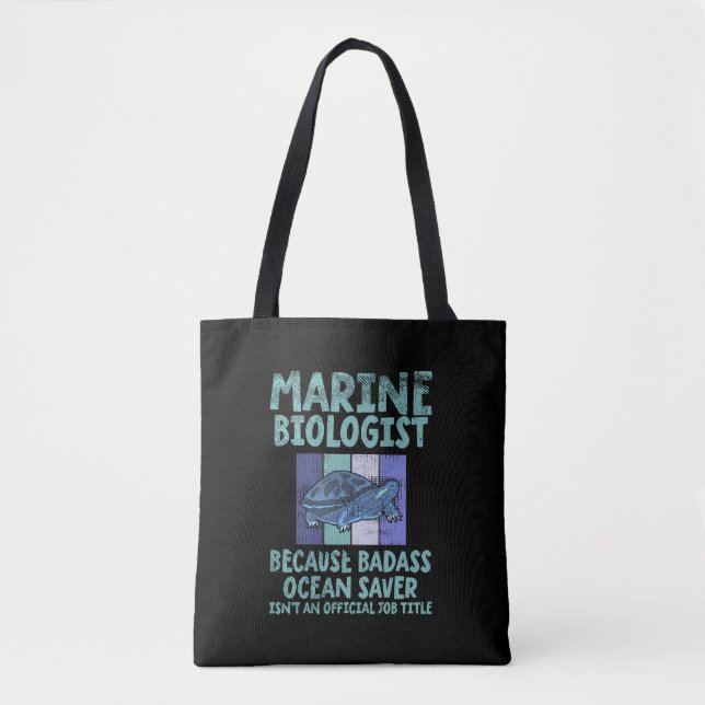 Marine Biolog Marine Biology Tygkasse (Framsida)