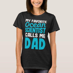 Marine Biolog Pappa marinbiologi T Shirt