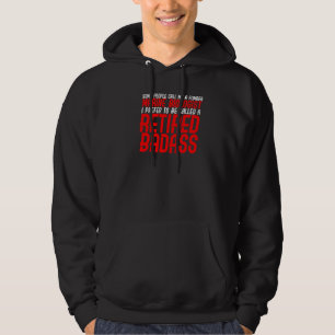 Marine Biolog Retrött Hoodie