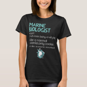 Marine Biolog Shark Science Ocean Sea Animal T Shirt